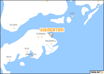 map of Kisingatani