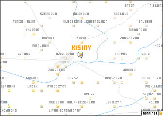 map of Kisiny