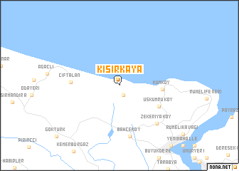 map of Kısırkaya