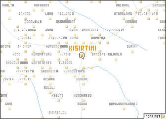map of Kisirtimi