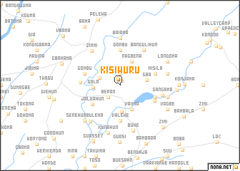 map of Kisiwuru