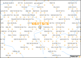 map of Kisiytsite