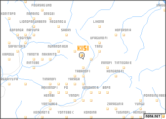 map of Kisi