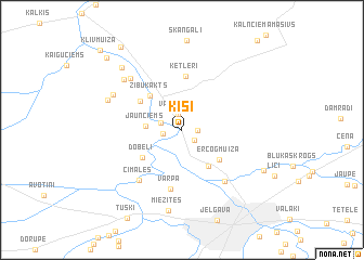 map of Ķīši