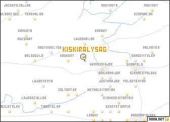 map of Kiskirályság