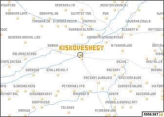 map of Kisköveshegy