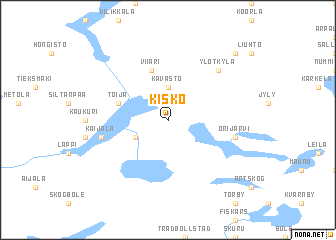 map of Kisko