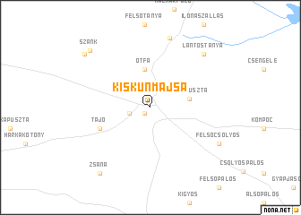 map of Kiskunmajsa