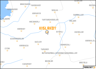 map of Kışlaköy