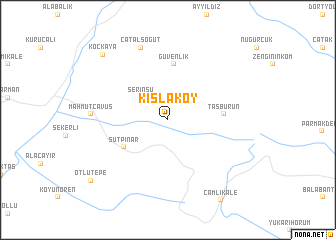 map of Kışlaköy