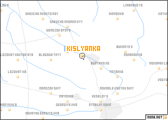 map of Kislyanka