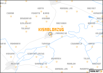 map of Kismalomzug