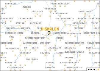 map of Kismalom