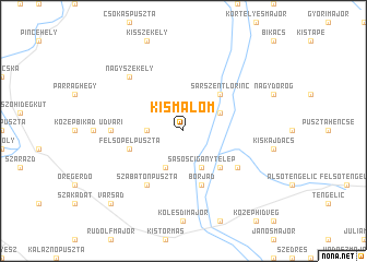 map of Kismalom