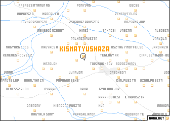 map of Kismátyusháza