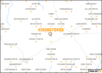 map of Kismogyorós