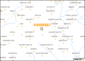 map of Kismórágy