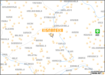 map of Kišna Reka