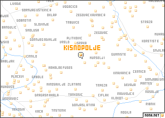 map of Kišno Polje