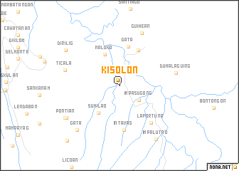 map of Kisolon