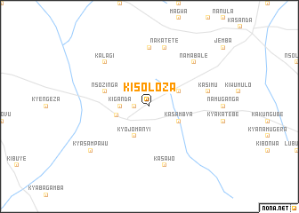 map of Kisoloza