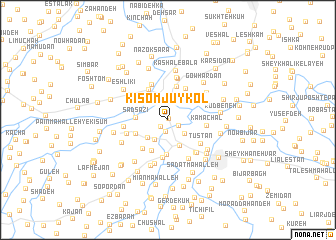 map of Kīsom Jūykol