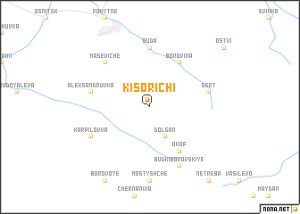 map of Kisorichi