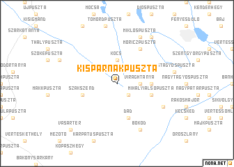 map of Kisparnakpuszta