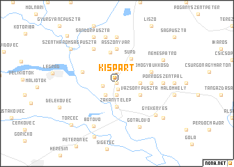 map of Kispart