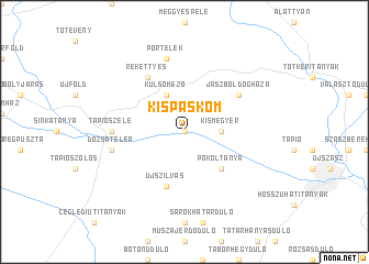 map of Kispáskom