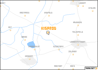 map of Kispród