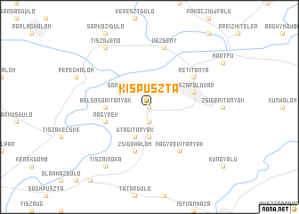 map of Kispuszta