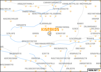 map of Kisrákos