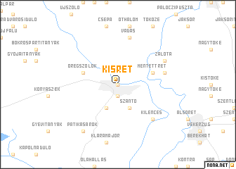 map of Kisrét