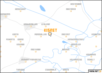 map of Kisrét