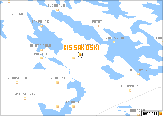 map of Kissakoski