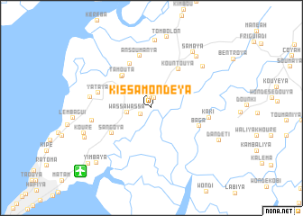 map of Kissamondéya