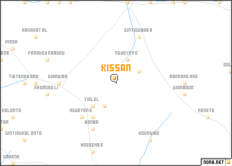 map of Kissan