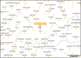 map of Kissénè