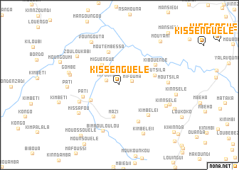 map of Kissénguélé