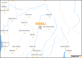 map of Kissili