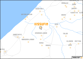 map of Kissufim