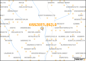 map of Kisszentlászló