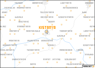 map of Kistanya