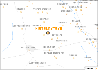 map of Kistel\