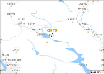 map of Kiste