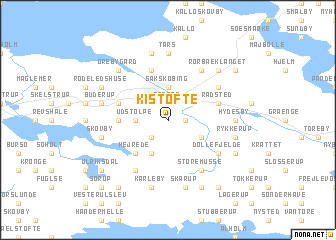 map of Kistofte