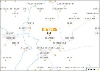 map of Kistőke