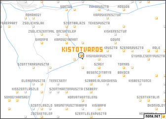 map of Kistótváros