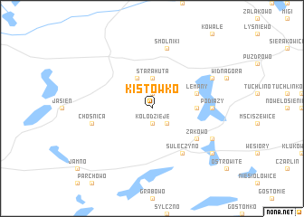 map of Kistowko